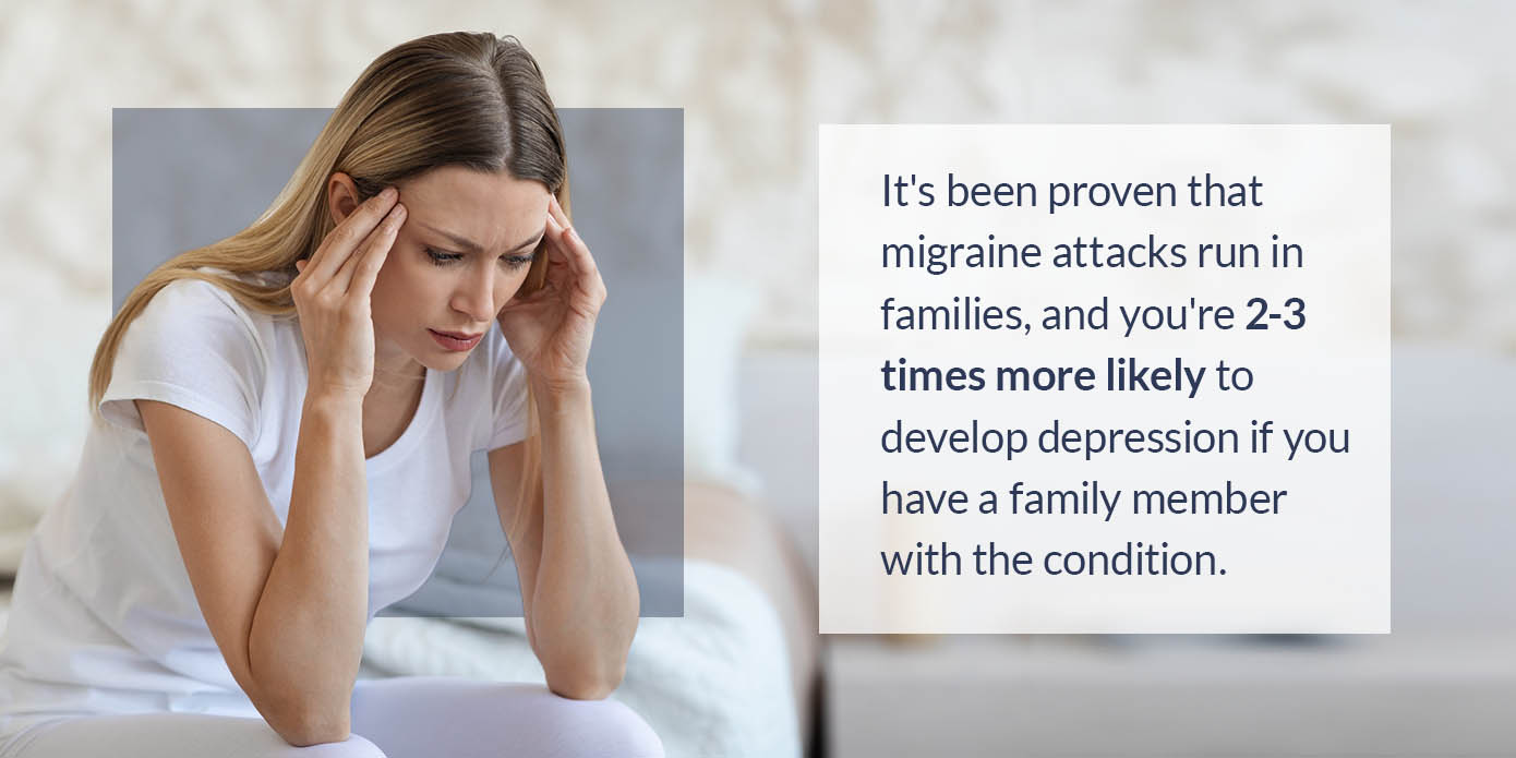 Genetic predisposition for migraine