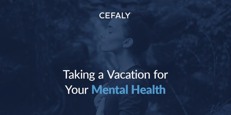 taking a vacation for your mental health