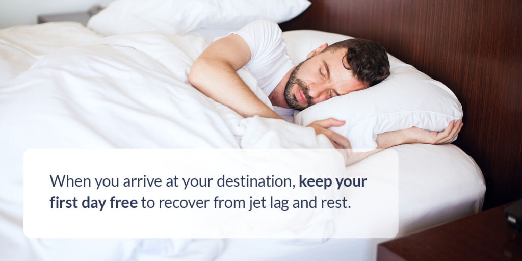 recover from jet lag