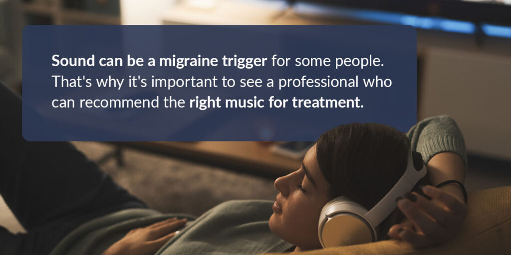 Sound migraine trigger