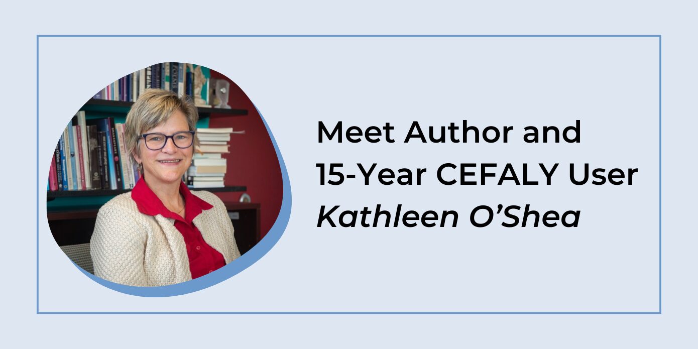 Meet author and 15-year CEFALY user Kathleen O'shea