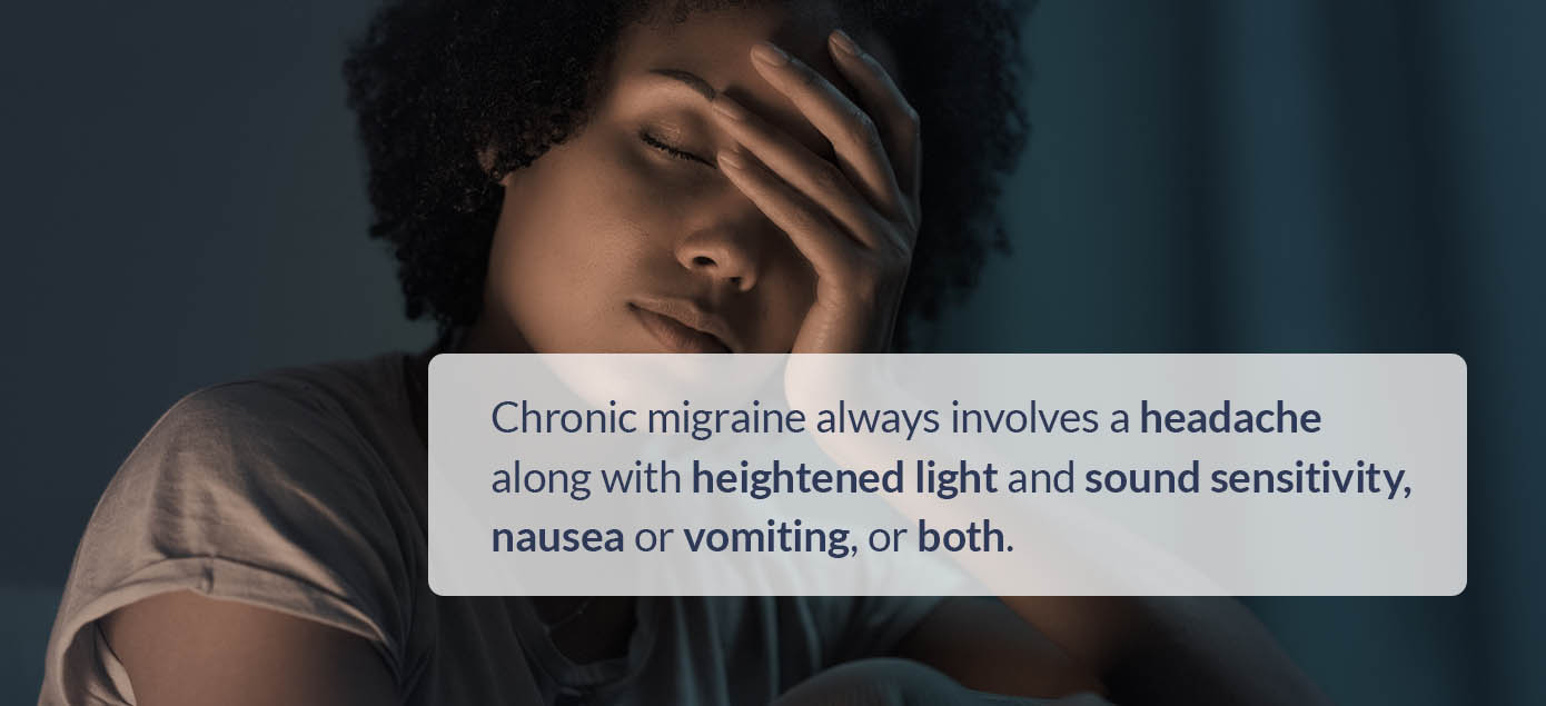 Symptoms of chronic migraine 