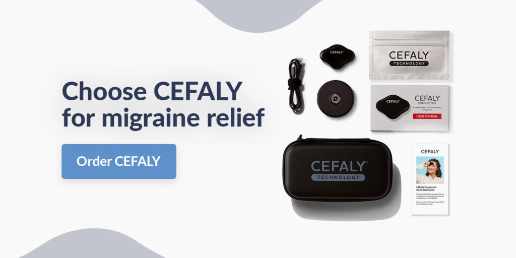 Choose CEFALY for migraine relief