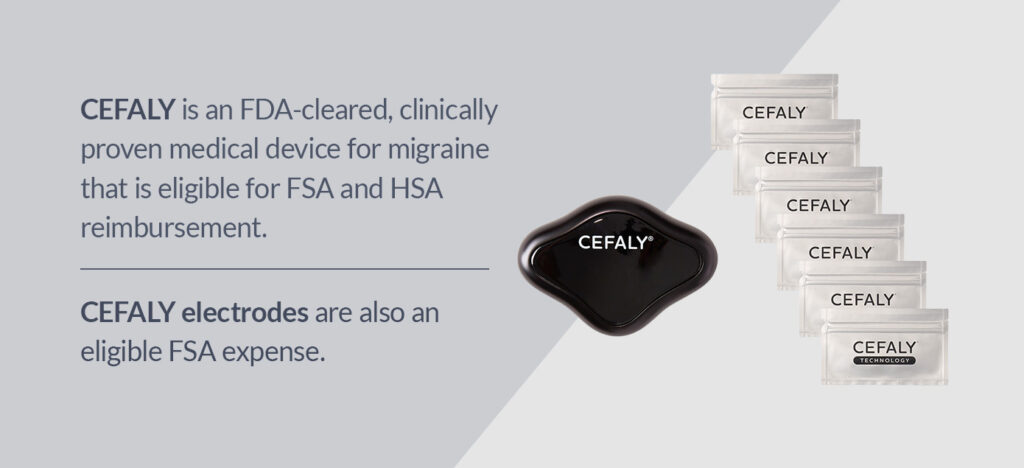 CEFALY device and electrodes