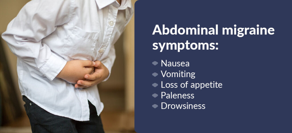 Abdominal migraine symptoms