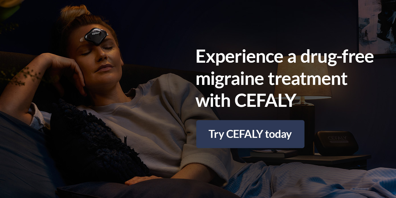 Experience a drug-free migraine treatment with CEFALY