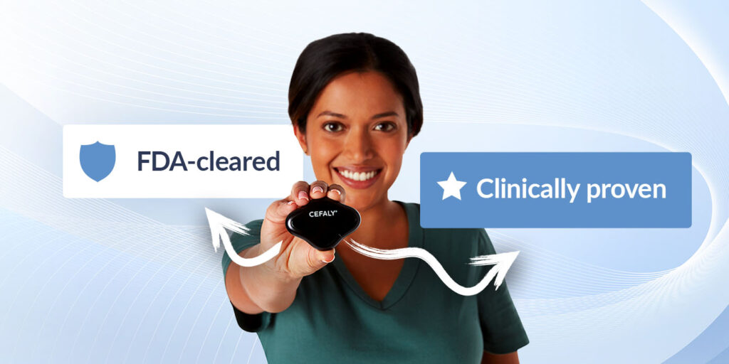 FDA-cleared and clinically proven CEFALY device