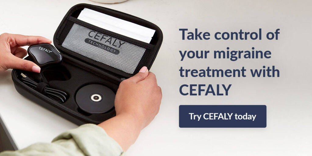 Take control of your migraine treatment with CEFALY