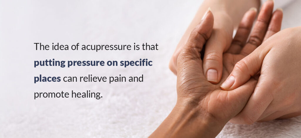 Acupressure for migraine